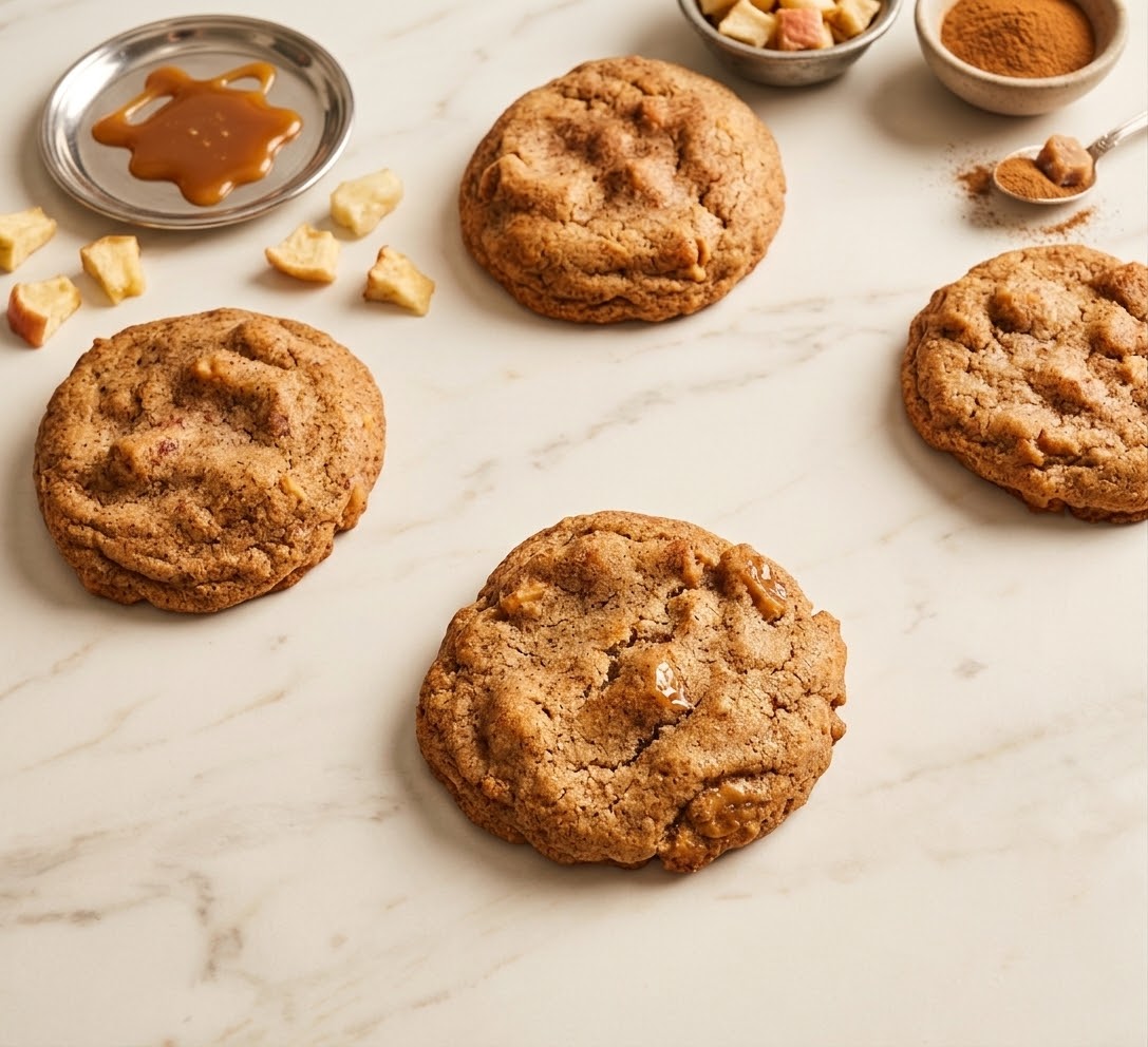 Spiced Caramel Apple Snickerdoodles