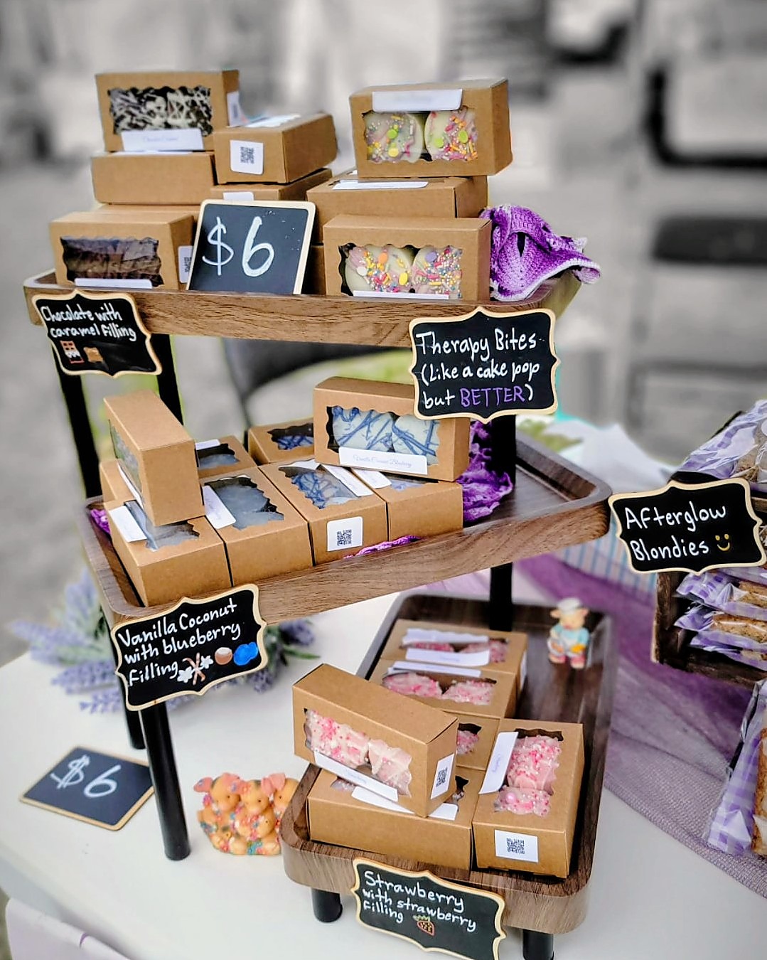 Sweet Therapy market display