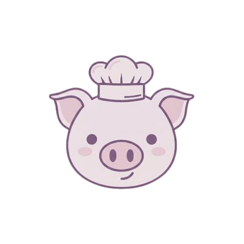 Sweet Therapy mascot pig with chef hat